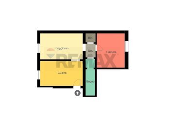 Pianta 2D - Bilocale Via Gallarate
 
351, Milano - foto 18