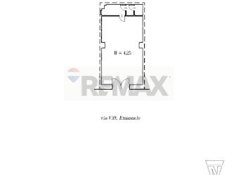 Pianta 2D - Negozio Via Vittorio Emanuele III
 
236, Paterno - foto 16