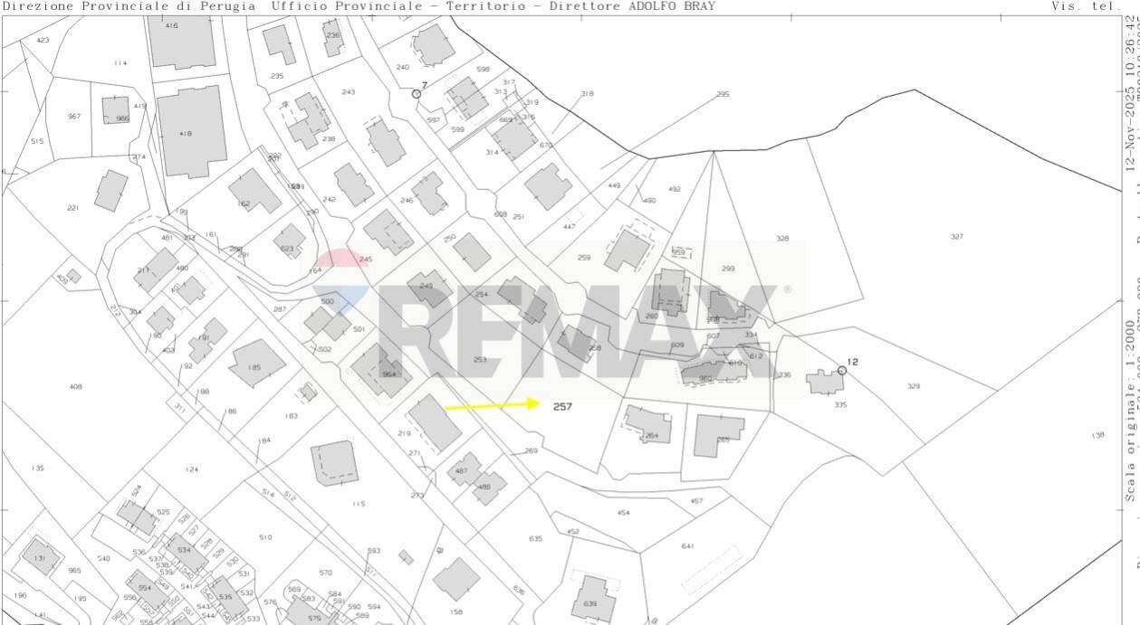 Pianta 2D - Terreno edificabile conca del sole, Corciano - planimetria 1