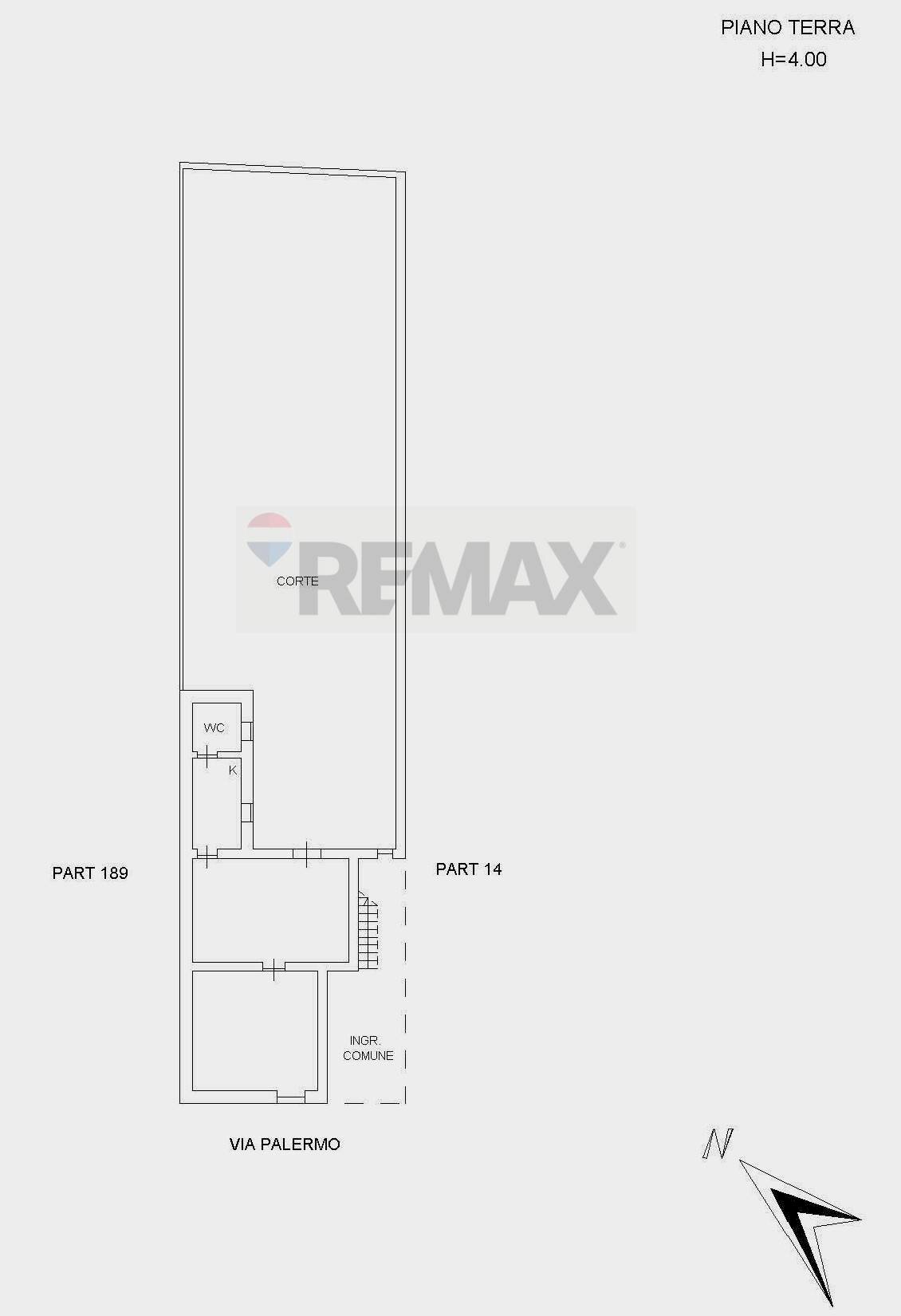 Piano terra - Pianta 2D - Casa indipendente Via Palermo
 
604, Catania - planimetria 1