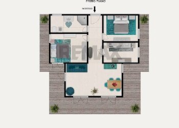 Pianta 2D - Trilocale Località Torbora
 
105, Noli - foto 40