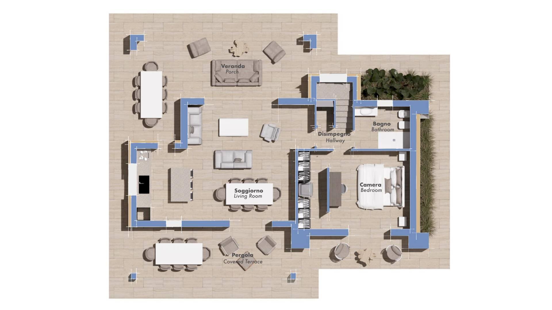 Foto 30 - Villa La Suaredda Supra, San Teodoro - planimetria 1