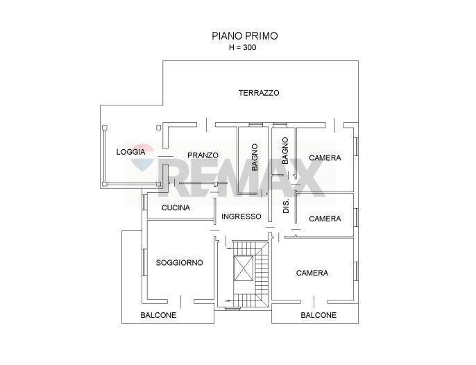 Pianta 2D - Appartamento Strada Carbogna
 
36, Palanzano - planimetria 1