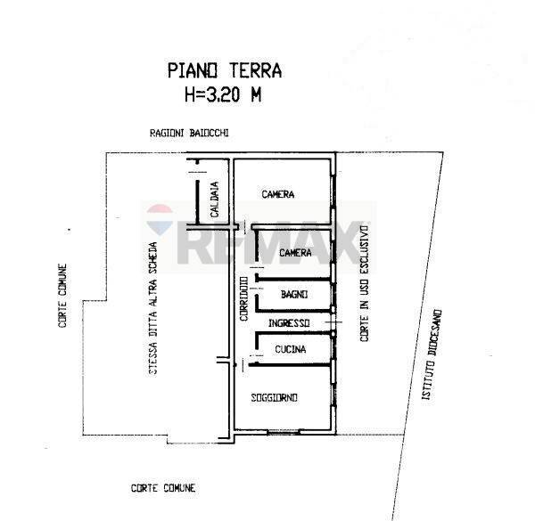 Pianta 2D - Three-room apartment Strada Carbogna
 
36, Palanzano - floor plans 1