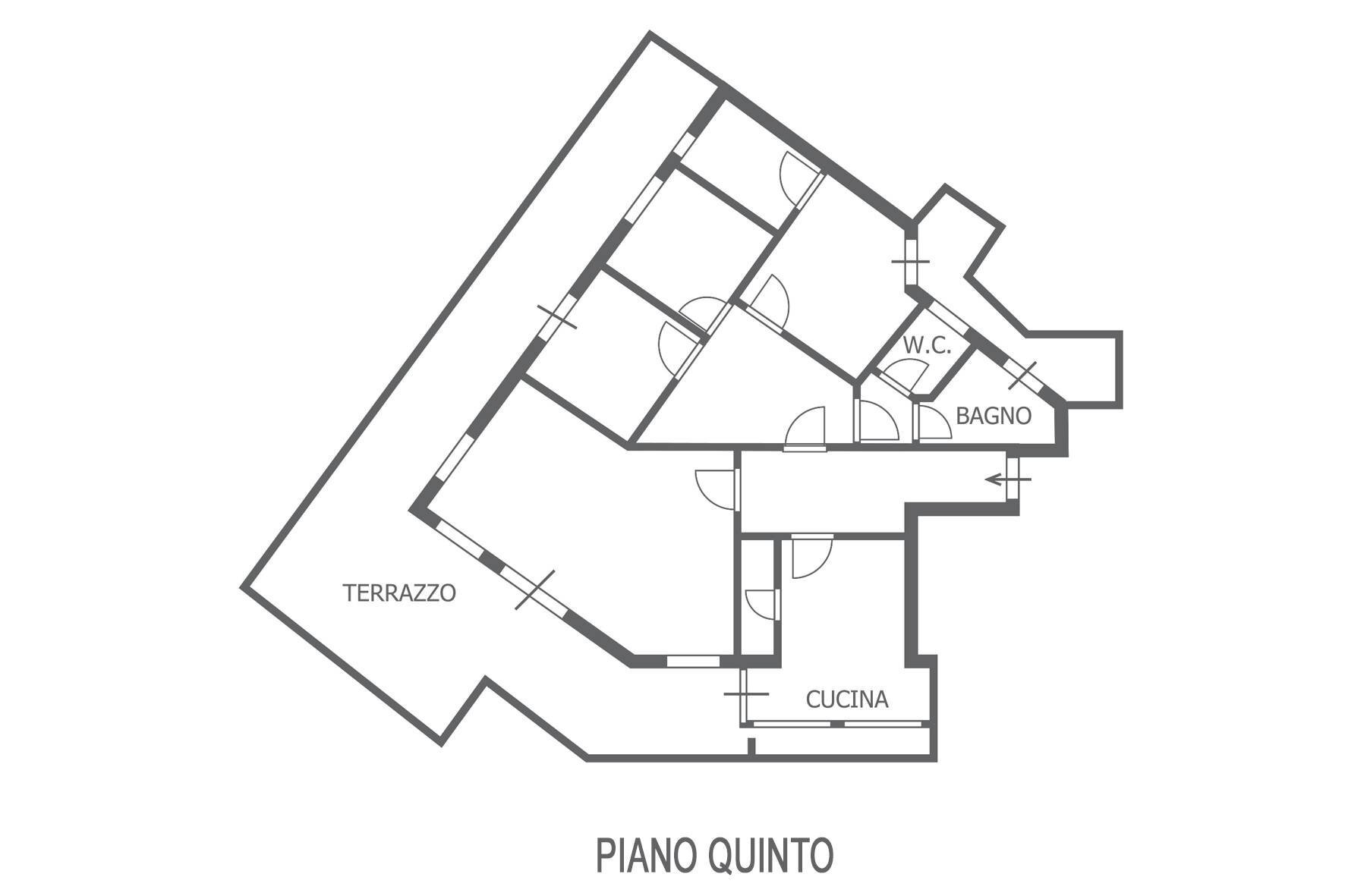 Foto 31 - Attic Via Virgilio, Pesaro - floor plans 1