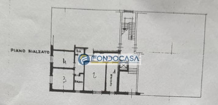 scheda catastale - Quadrilocale via enrico fermi, Massa - planimetria 1