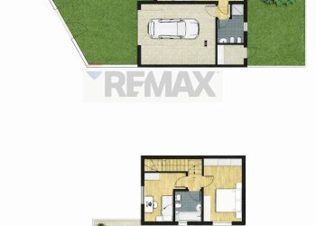 Pianta 2D - Villa a Schiera via Zecca, Pandino - foto 3