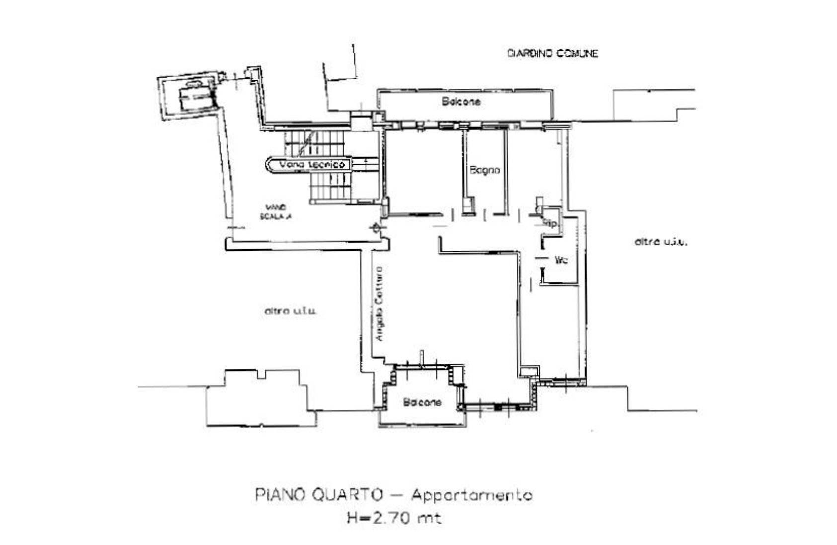 Foto 8 - Quadrilocale Corso Sempione, Milano - planimetria 1