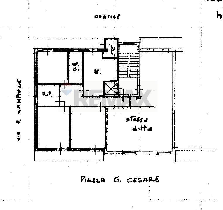 Pianta 2D - Appartamento Piazza Giulio Cesare
 
26, Bari - planimetria 1