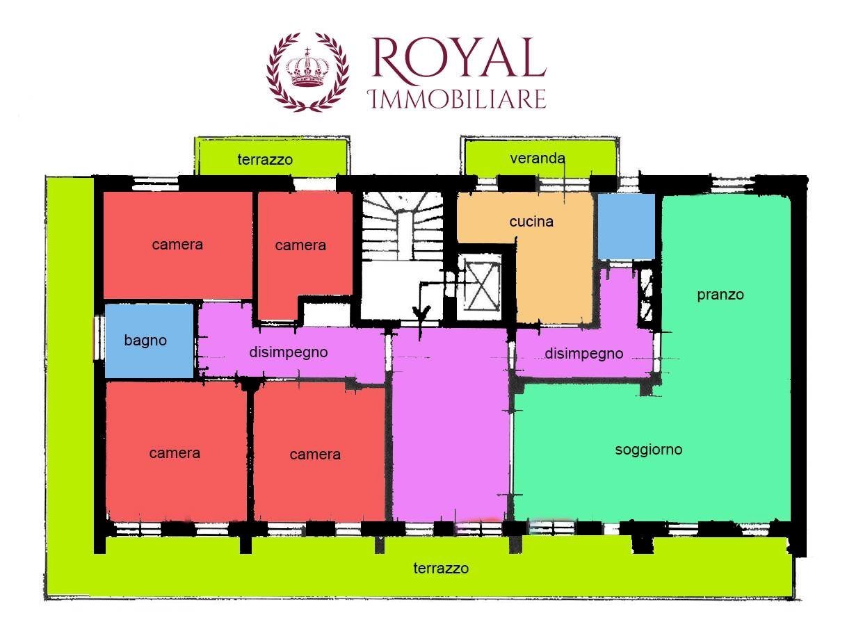 Foto 50 - Appartamento Via Delle Siepi, Livorno - planimetria 1