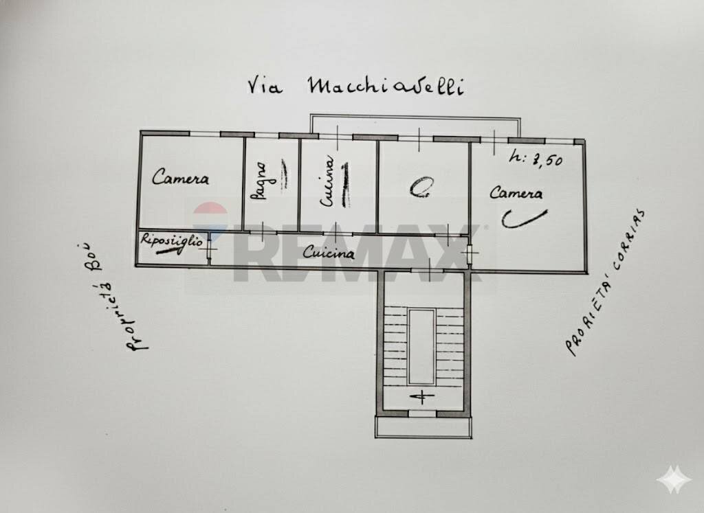 Pianta 2D - Non-buildable land Via Machiavelli
 
26, Cagliari - floor plans 1