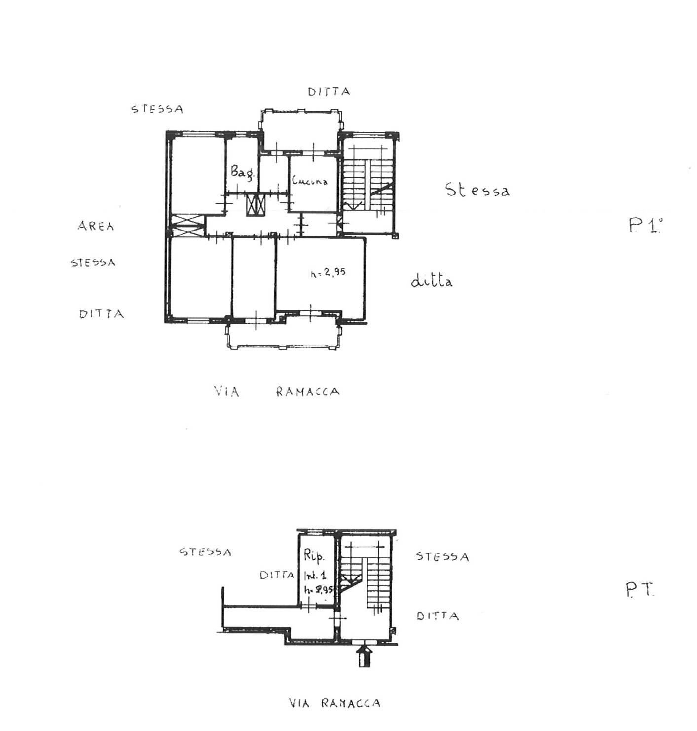 Foto 24 - Quadrilocale Via Ramacca
 
12, Siracusa - planimetria 1