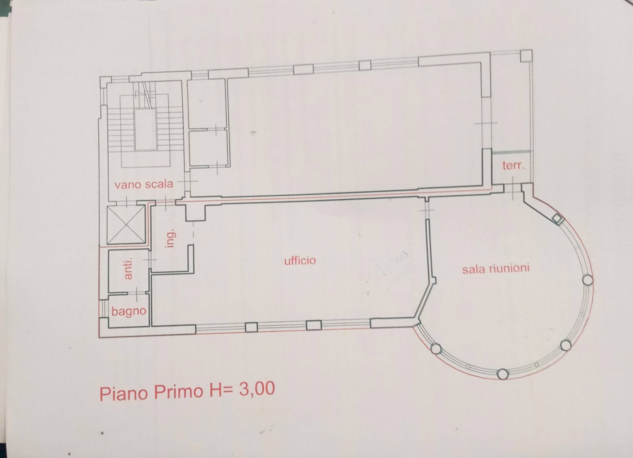 Ufficio Carpi - planimetria 1