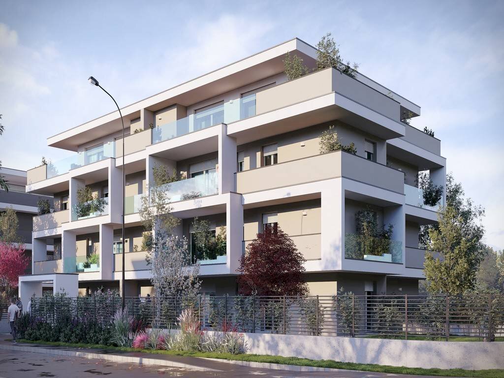 Facciata - Trilocale via Grazia Deledda, Trescore Balneario - foto 1