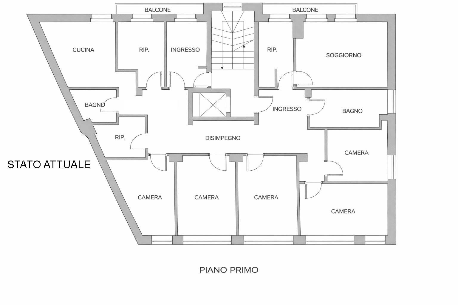 Foto 23 - Apartment Via Anfiteatro, Milano - floor plans 1