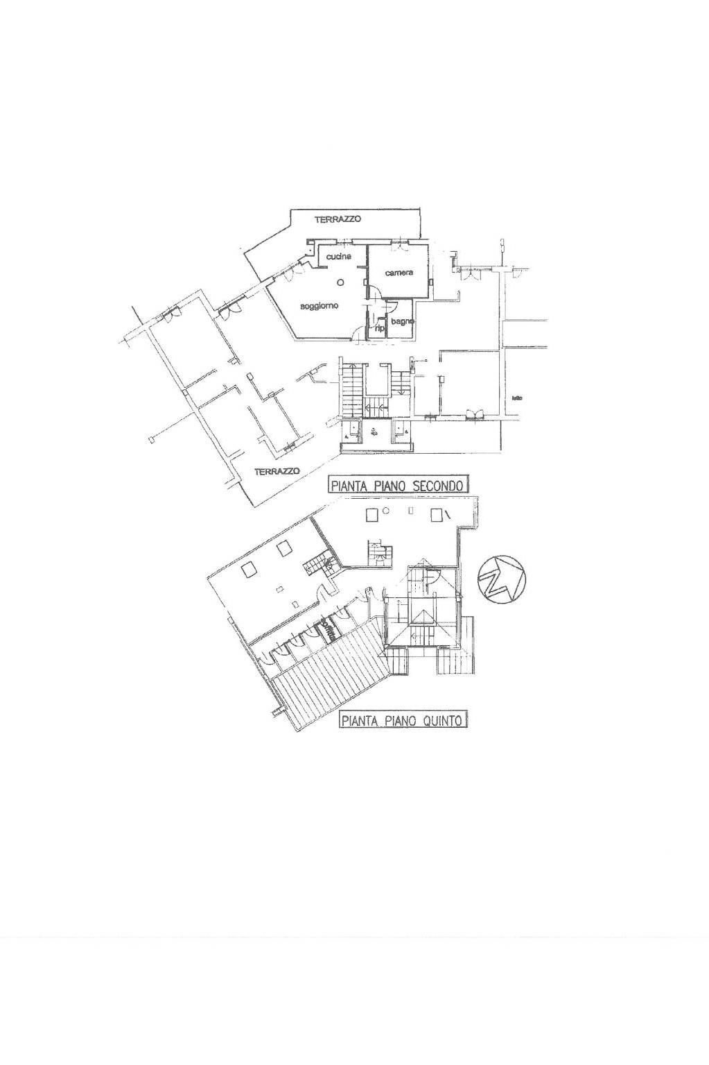 Trilocale strada Carignano, Moncalieri - planimetria 1