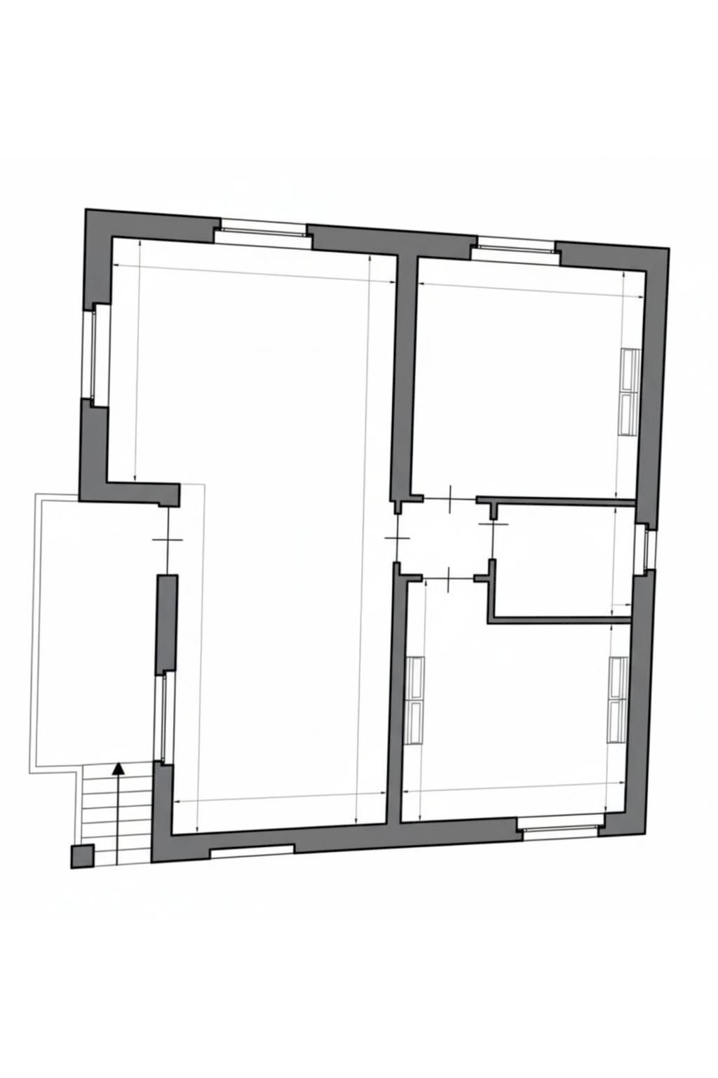 Villa via Giovan Battista Polledro, Asti - floor plans 1