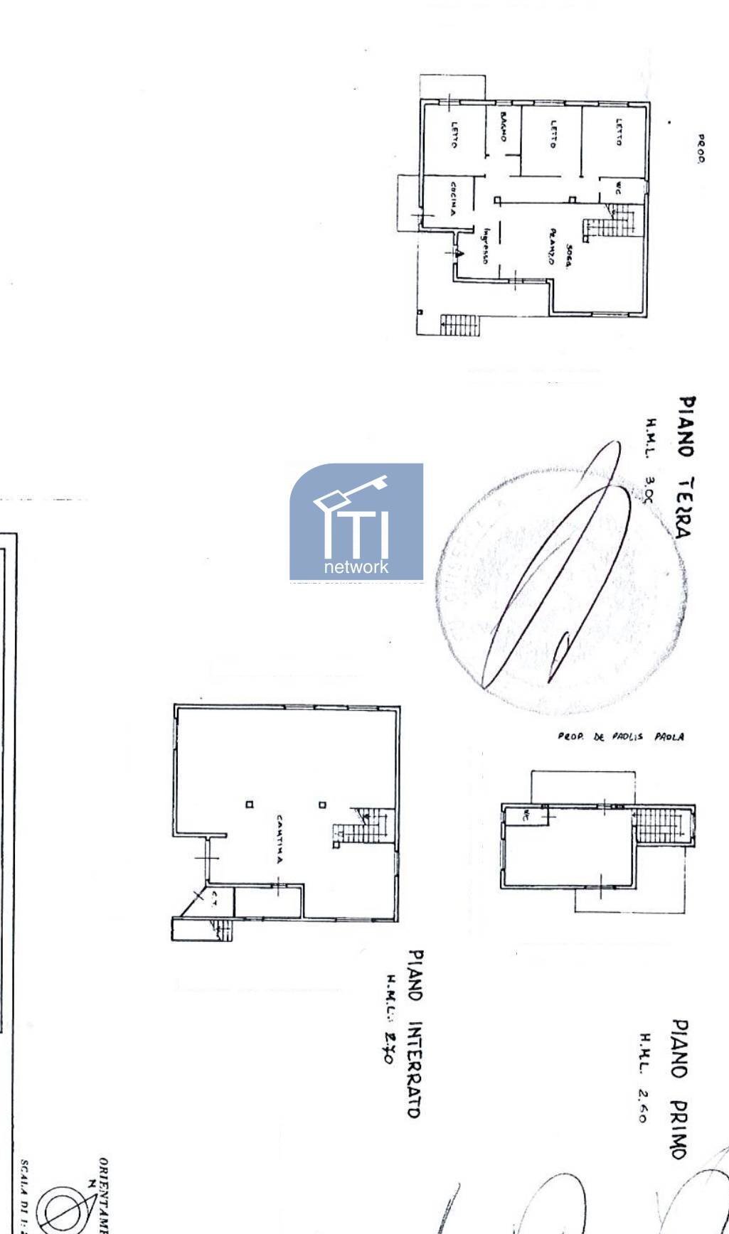 Foto 47 - Villa via S. Antonio, Ardea - planimetria 1