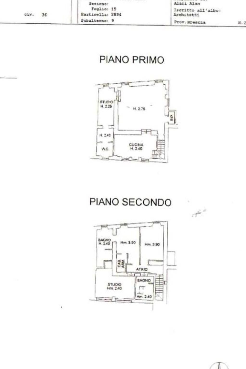 Appartamento via Castello, 36, Idro - planimetria 1