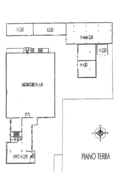 Capannone viale Cinque Giornate, Caronno Pertusella - planimetria 1