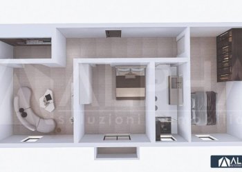 Planimetria - Trilocale viale Monte Kosica, Modena (zona Circoscrizione 1) - foto 10