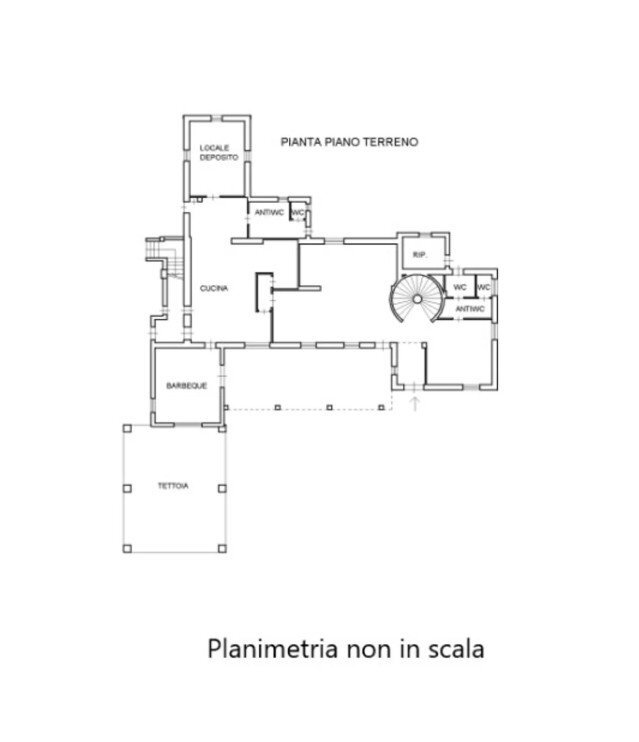 Rustico via Circonvallazione, Carrù - planimetria 1