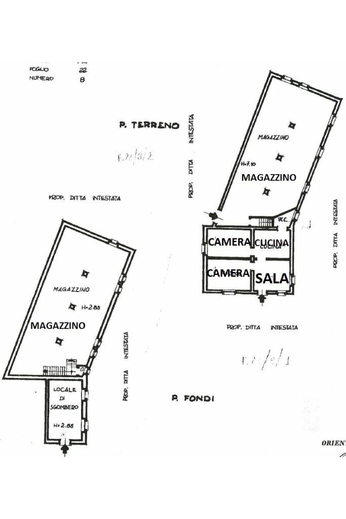 Independent house Via Natale Gallino, Savignone - floor plans 1