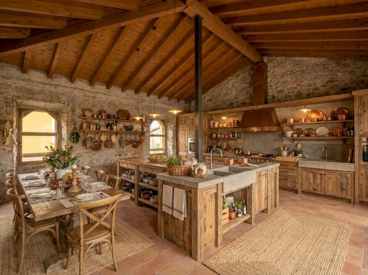 Soggiorno con cucina a isola 2.jpg - Appartamento Via Vittorio Emanuele II 999, Borgo Ticino - foto 2