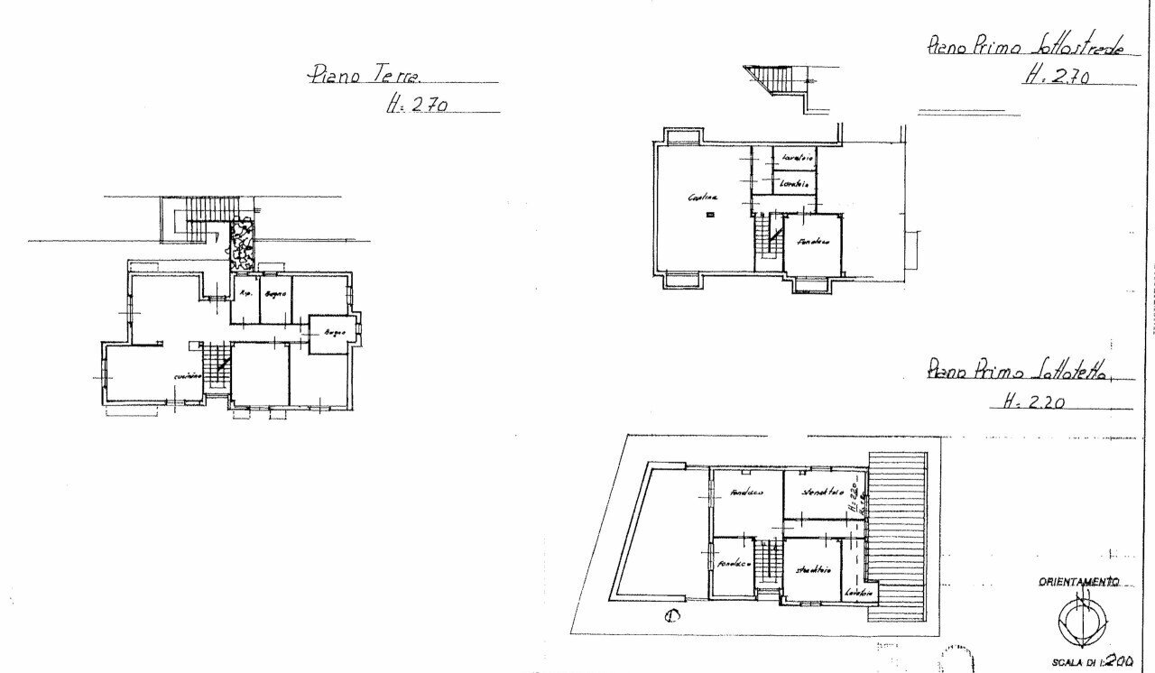 pianta - Villa Ascoli Piceno - floor plans 1
