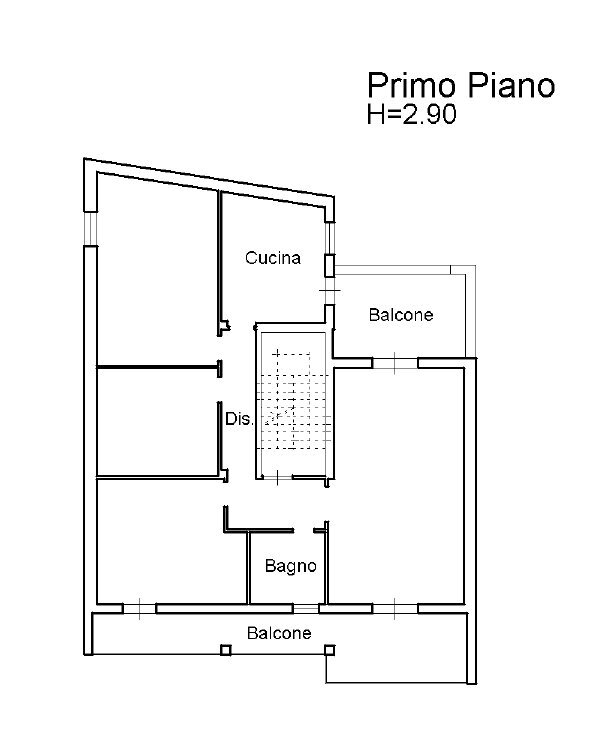 planimetria via vecchia sammichele_page-0001.jpg - Quadrilocale Via Vecchia Sammichele 15, Casamassima - planimetria 1