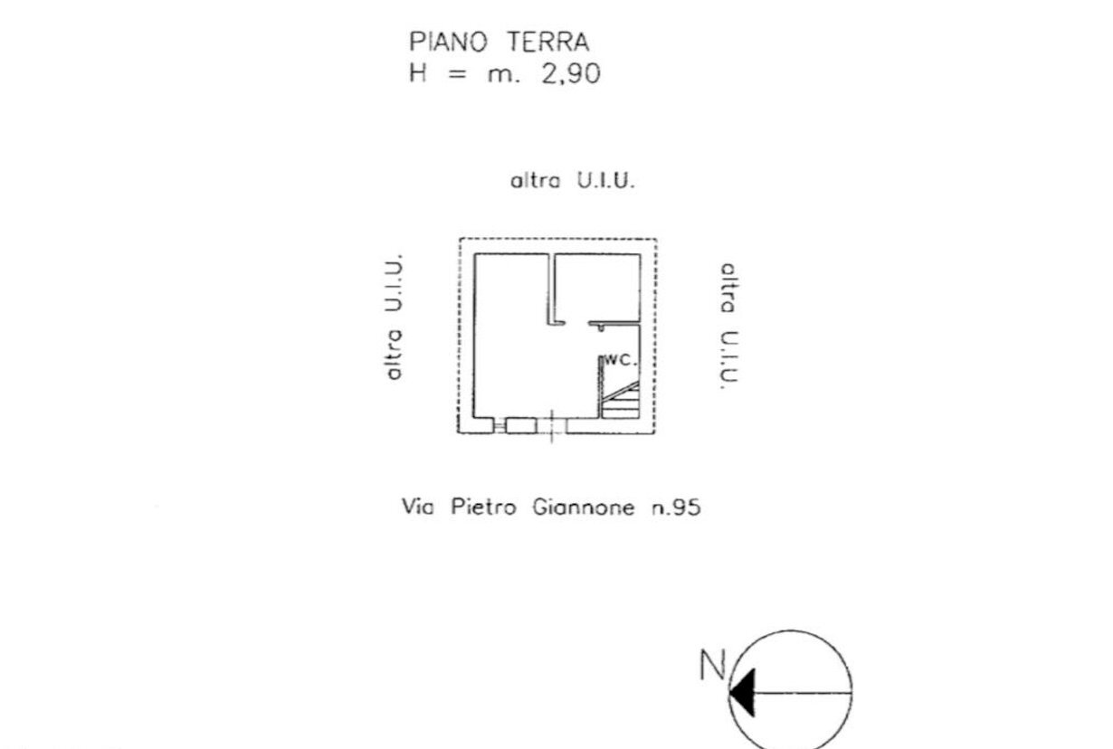 planimetria loft bianco.png - Independent house Via Pietro Giannone, Ostuni - floor plans 1