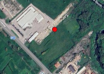 punta sul terreno 2.png - Terreno edificabile Via Morolense 61, Patrica - foto 1