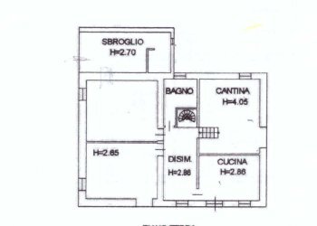 PLANIMETRIA terra.jpg - Villa Trifamiliare Strada del Giardino 180, Senigallia - foto 20