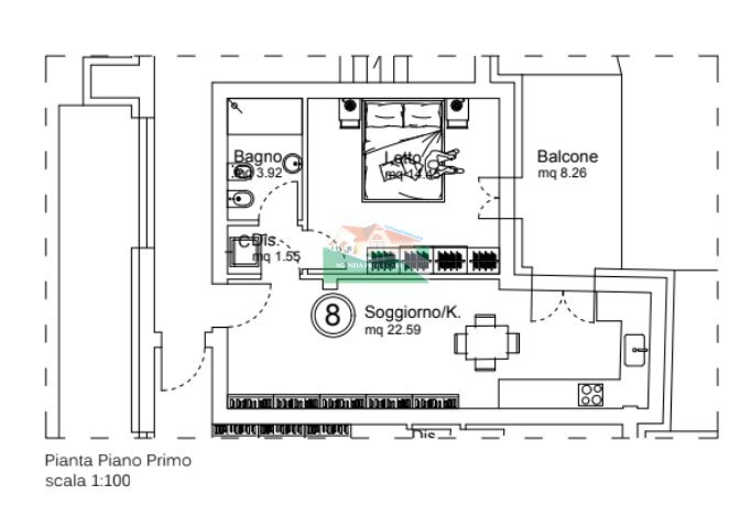 Screenshot 2026-02-11 alle 16.19.05.png - Appartamento VIA GUIDO NOVELLO, Ravenna - planimetria 1
