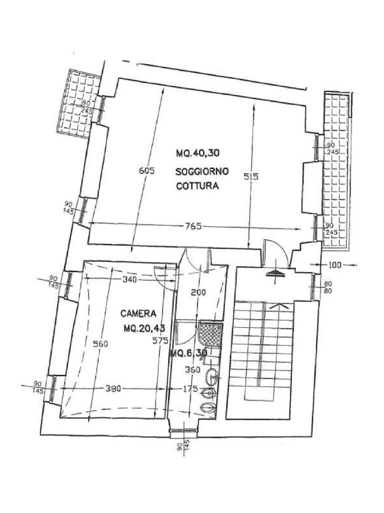 Bilocale Corso Vittorio Emanuele II, Tronzano Vercellese - planimetria 1