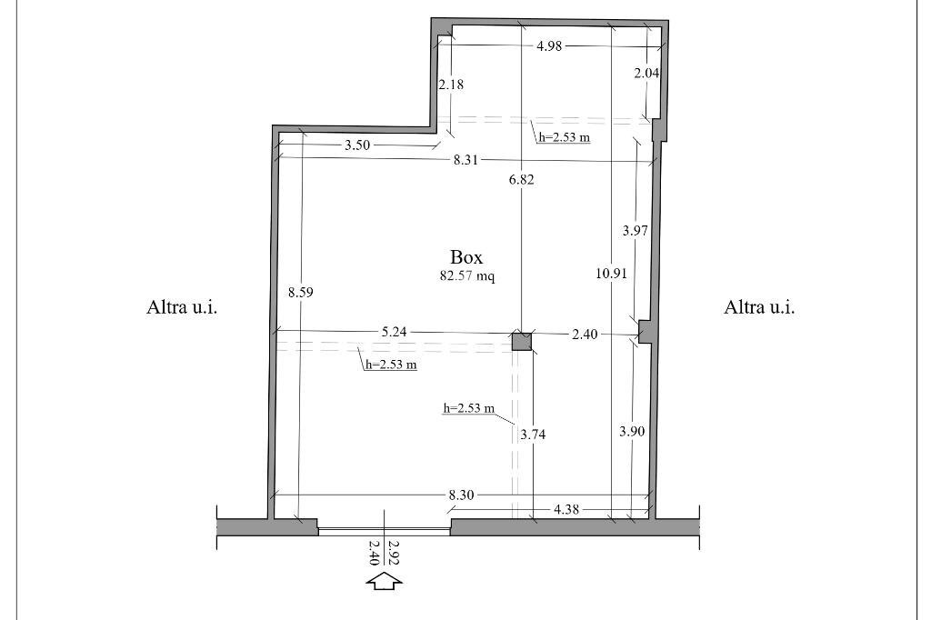 Box Piazzale della Franca, Chiavari - floor plans 1