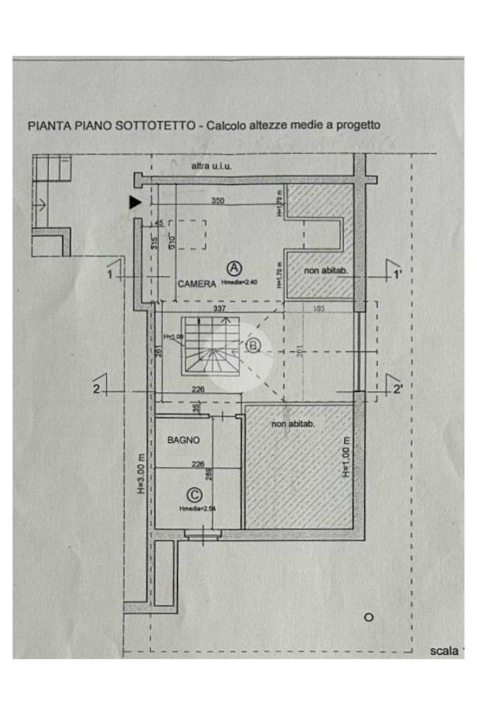 Four-room apartment Via aldo moro, Pianezza - floor plans 1