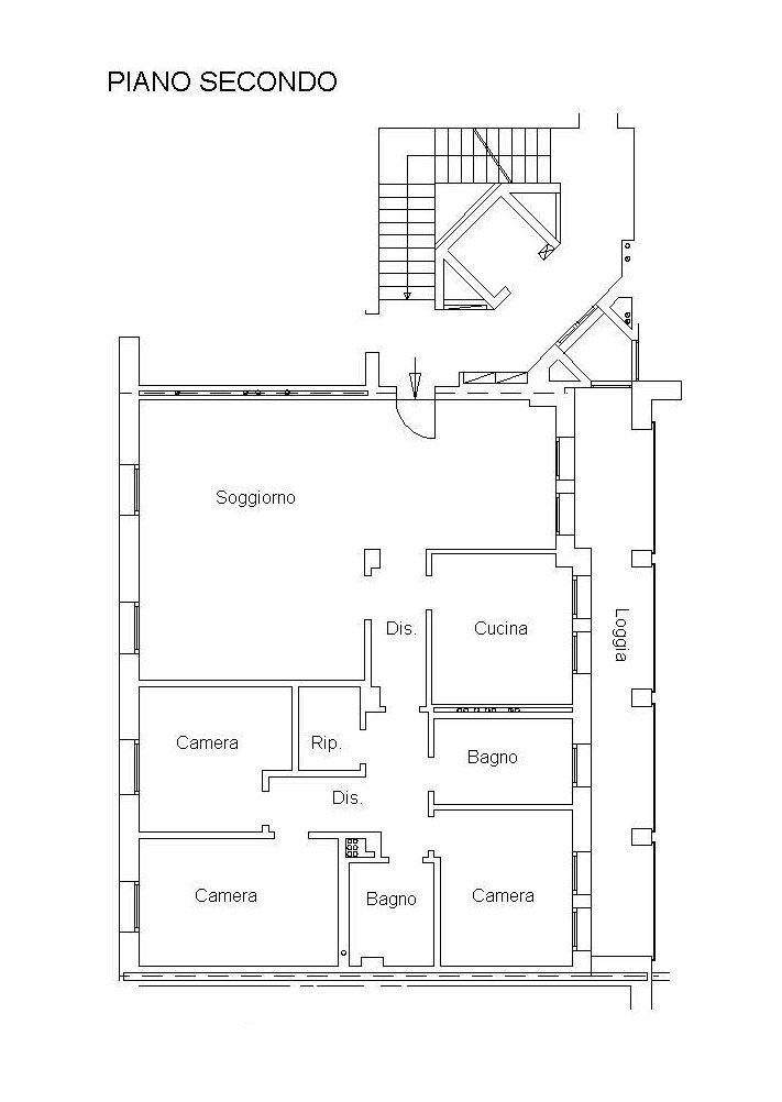 Appartamento Bologna (zona San Mamolo) - planimetria 1