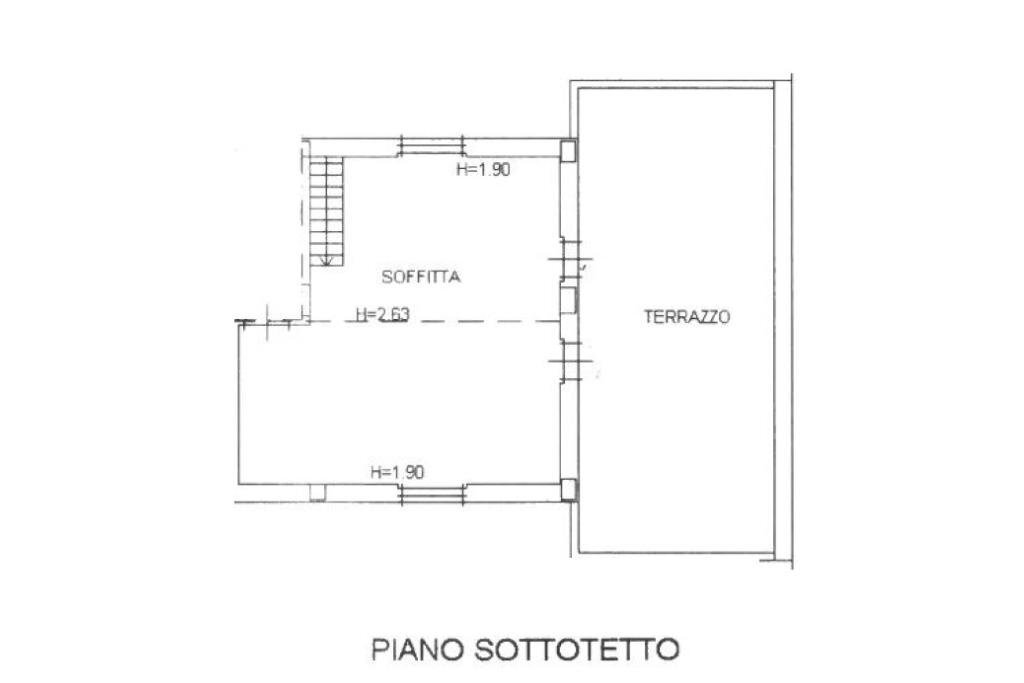 Four-room apartment Via delle azalee, Pesaro - floor plans 1