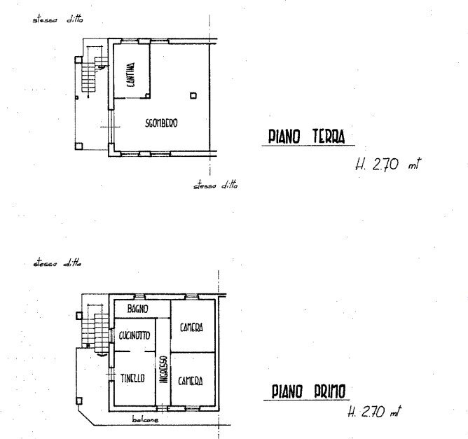 Casa indipendente Via Comba Bedale, snc , Sanfront - planimetria 1
