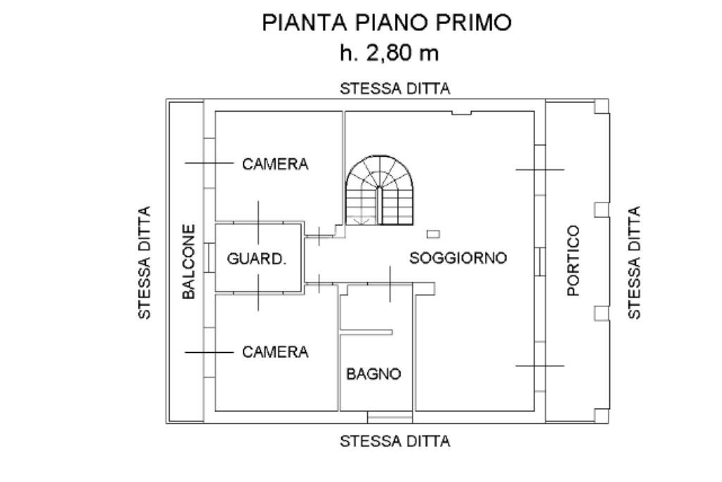 Villa Via amerano, None - floor plans 1