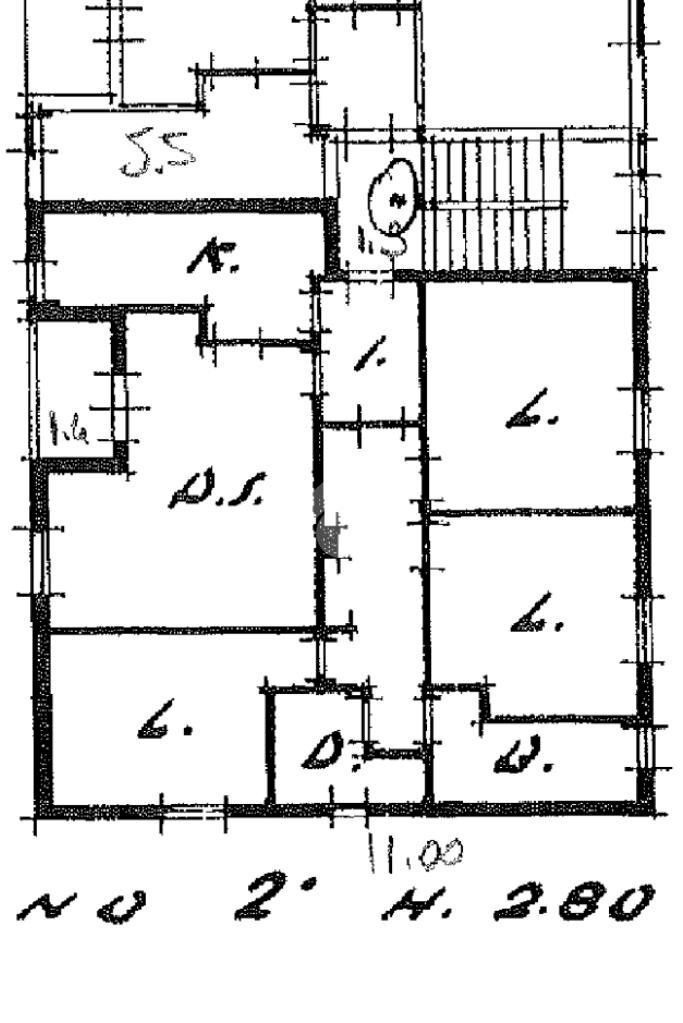 Four-room apartment Via Serra di Porto, Pavullo nel Frignano - floor plans 1