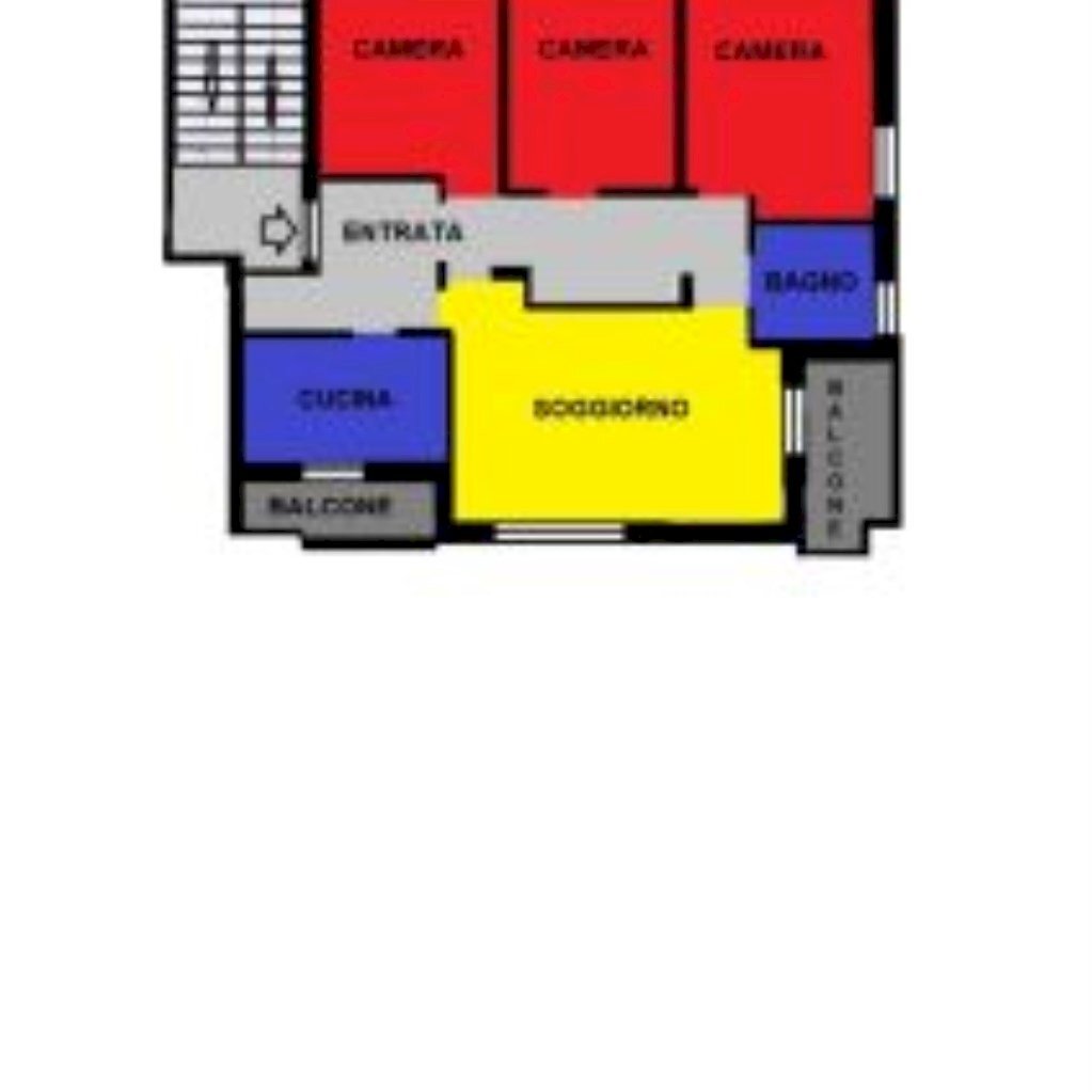 Appartamento Via Gabriele d'Annunzio, 15, Sanremo - planimetria 1