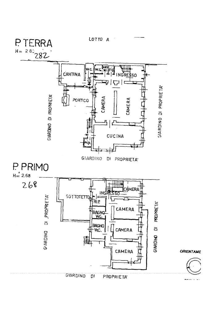 Casa indipendente Strada Eremo, Pecetto Torinese - planimetria 1