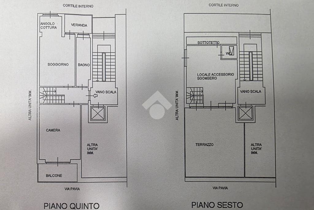 Attico Via Pavia, Rivoli - planimetria 1