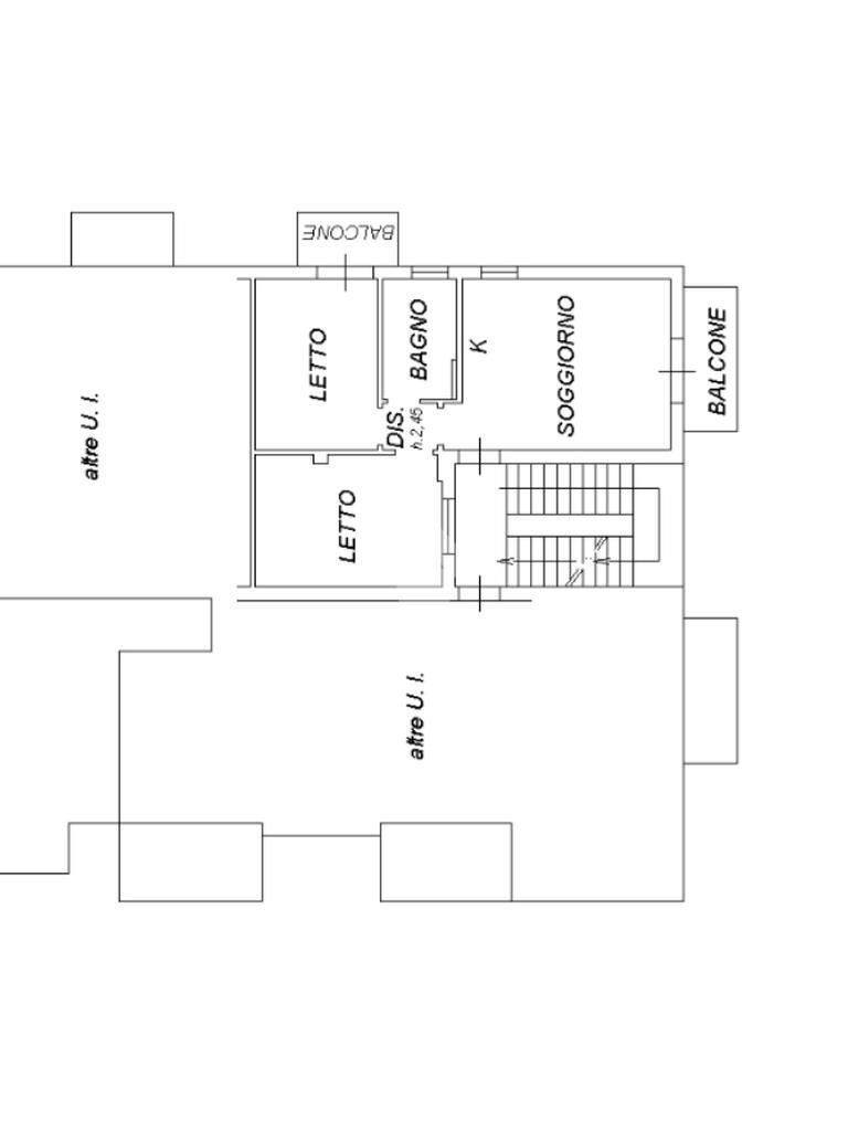 Three-room apartment Via Gaetano Donizzetti, Gatteo - floor plans 1