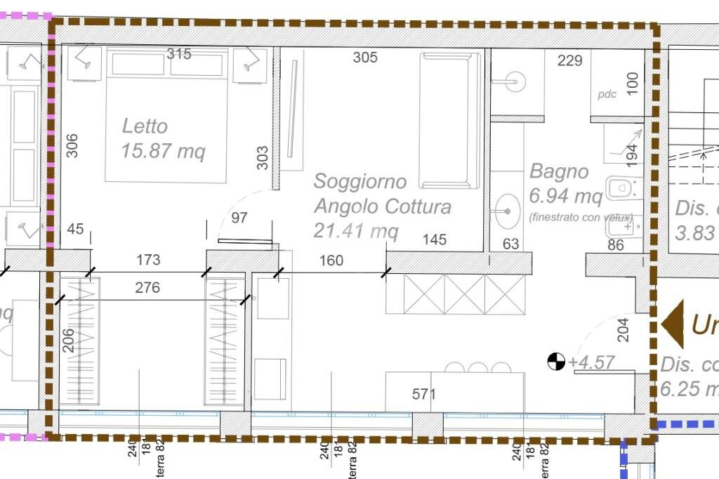 Bilocale Via Risorgimento, Lugo - planimetria 1