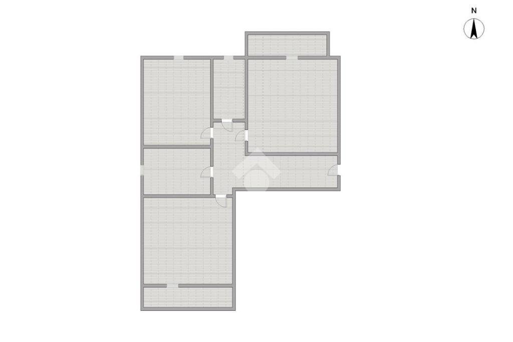 Trilocale Via Cardinal Ferrari, Cerro Maggiore - planimetria 1