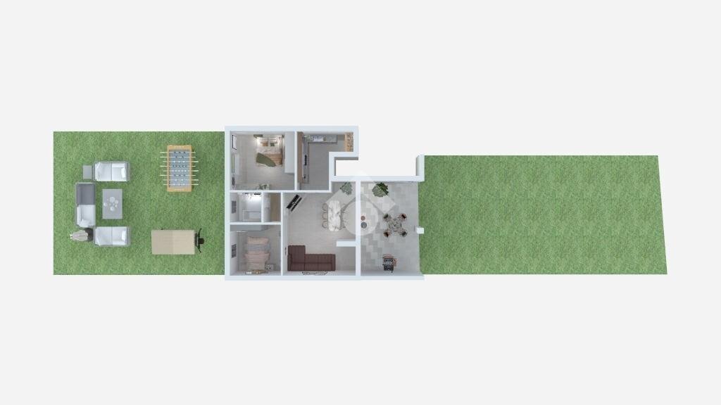 Trilocale Via Canonica, Santarcangelo di Romagna - planimetria 1