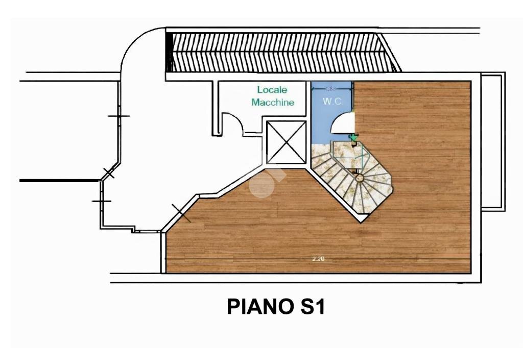 Negozio Via Vilfredo Pareto, Milano - planimetria 1